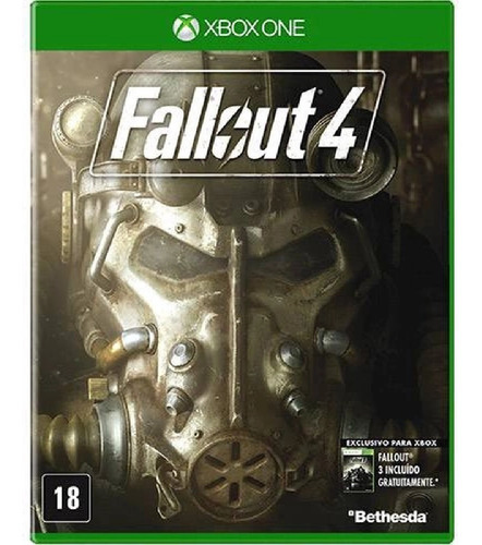 Jogo Fallout 4 Xbox One Midia Fisica E Fallout 3 Bethesda