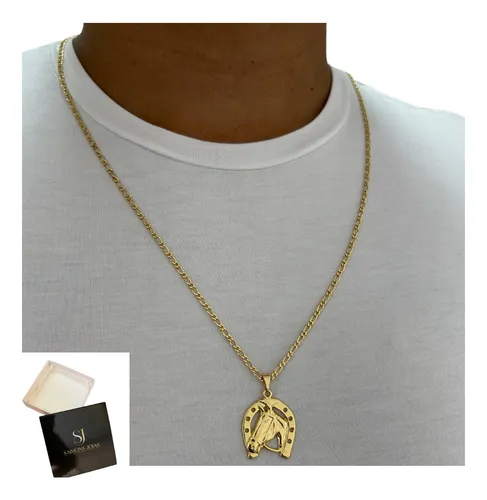 Correntinha De Ouro 24k Moeda Antiga Não Escurece