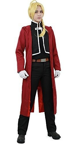 Traje De Cosplay Edward Elric Masculino Miccostumes Pequeño 