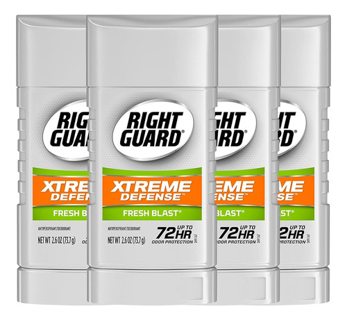 Paquete De 4 Desodorante  Right Guard A - g a $1465