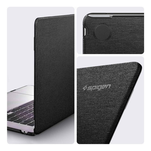 Case Spigen Negro Para Macbook Air 15 M3 (2024), M2 (2023)