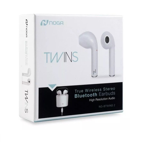 Auricular Noganet Ng-btwins2 Bluetooth Inalamb Noga Wins2 !!