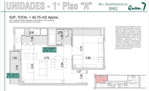 Imagen 24 de 30 de Venta Departamento 2 Ambientes En Almagro