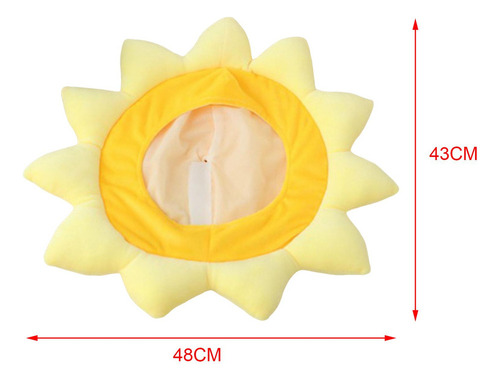 . Sombrero Divertido De La Flor De La Felpa Sombrero Del
