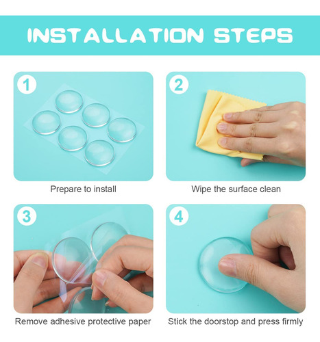Protector De Pared De Silicona De 12 Piezas