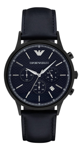 Reloj Hombre Emporio Armani Ar2481 Cuarzo Pulso Azul En