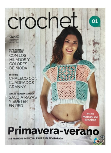 Revista Tejido Crochet Invierno Verano 2 Agujas Clarin