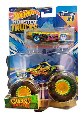 Carrinho Hot Wheels Monster Trucks Chassis Snapper Hkm09