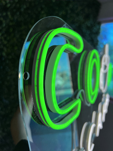 Letrero Luminoso Neon Abierto Led 40 X 15 Centimetros