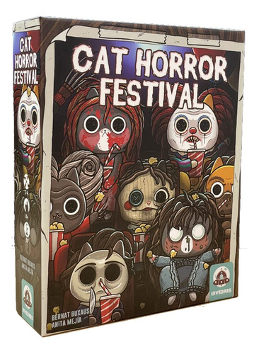 Cat Horror Festival - Juego De Mesa Cine Gatitos - Invedars