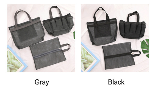 Bolsas De Ducha De Malla Portátiles (paquete De 3) Para Viaj