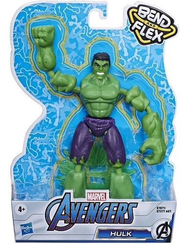 Muñeco Avengers Bend And Flex Hulk (6806)