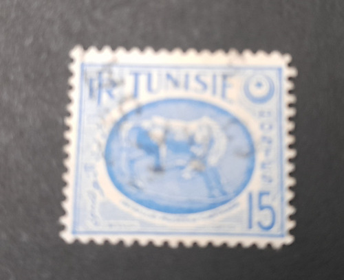 Sello Postal Túnez - 1950 Caballo