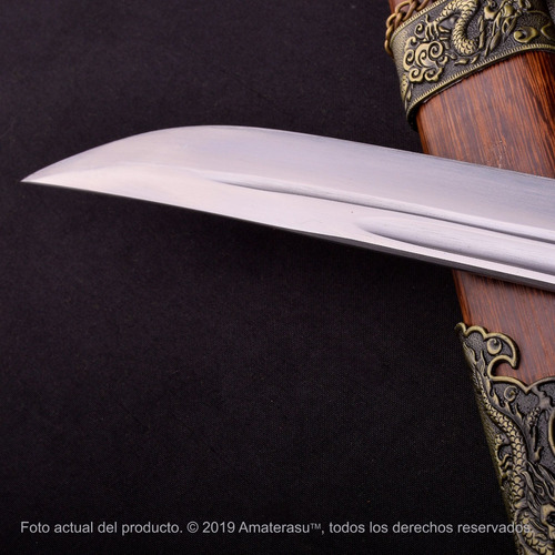 Imagen 8 de 10 de Espada Sable Dao Full Tang Acero Carbono Zhejiang Filo Extre