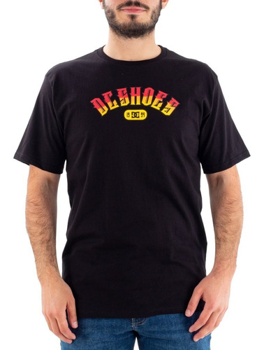 Remera Dc Shoes Modelo Hell Bent Negro Nueva Coleccion