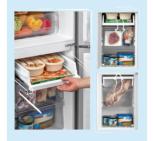 Refrigerador Midea Mdrb241fge50 169 Lt Bottom Freezer