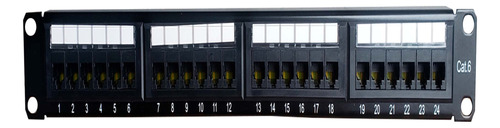 Patch Panel Categoria 6 De 24 Puertos Original.