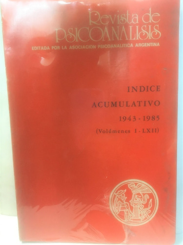 Revista De Psicoanalisis