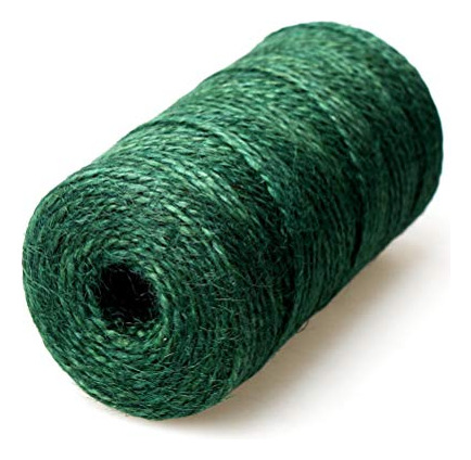 Twine De Jardín Verde 656 Pies, Cuerda De Yute Resistente