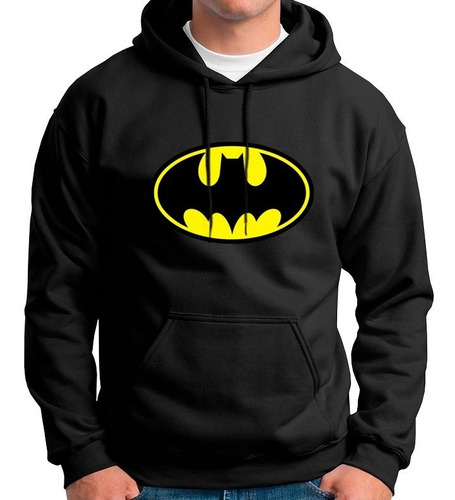 Buzo Hoddie Capota Cerrado Batman Dc Comics