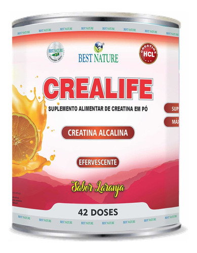 Creatina Alcalina- Bcaa- Beta Alanina Crealife Efervescente