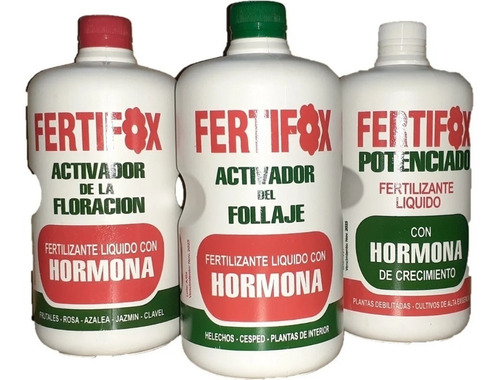 Combo Fertilizante Liquido Fertifox 3 Litros - Envio Gratis 