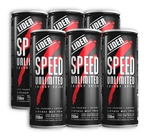 Speed Energy Drink 250ml Pack X6unidades-  Berlin Bebidas