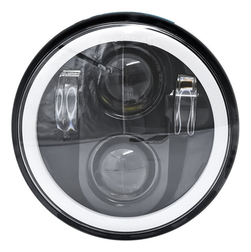 Faro Led De 5.75 Pulgadas, Con Halo Blanco Drl Para Harley S