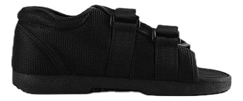 Sandalias Negras Zapatos Para Pie Diabetico Velcro Antiderra