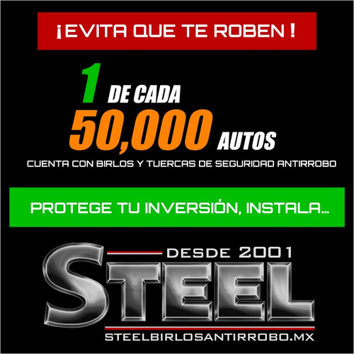 Birlos Tuercas Seguridad Antirrobo Nissan Z 2023-2025