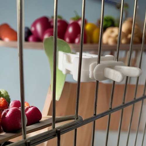 Soporte Para Comida Para Pájaros, Loros, Frutas Y Verduras,