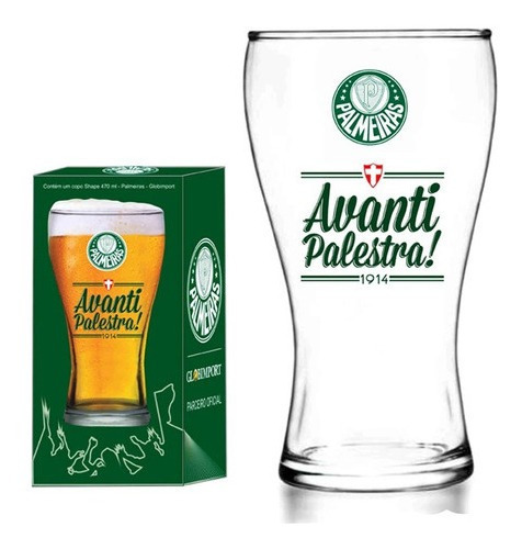 Copo Shape Palmeiras Avanti 470 Ml