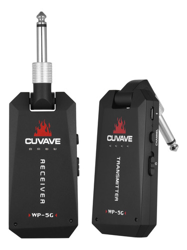 Cuvave Wp-5g - Sistema Inalámbrico Para Guitarra (5,8 G)