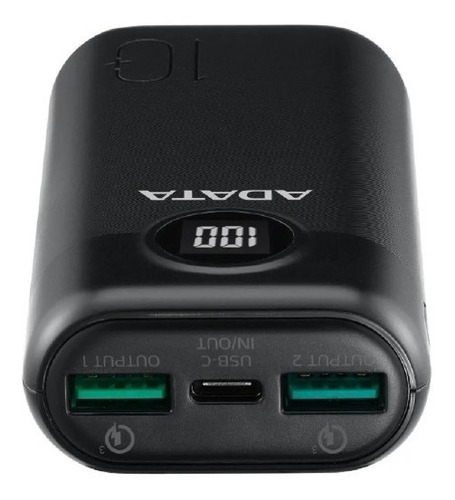Adata Power Bank Pt100 Bateria Portatil Celulares 10000ma /k Color Azul