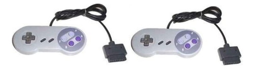 Paquete De 2 Controladores Para Super Nintendo Snes Paquete.