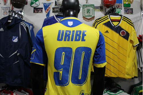 Camiseta Chievo Verona De Italia 2011 #90 Uribe Talla L