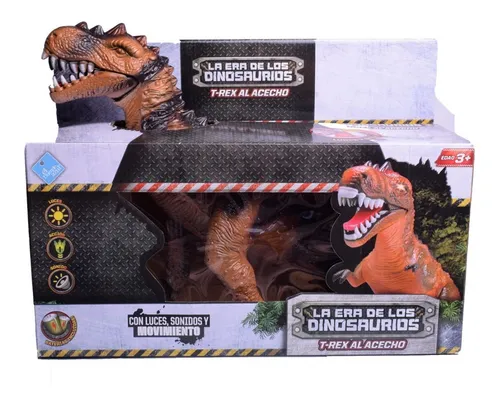 Dinosaurio T-rex Con Luz Sonido Y Movimiento El Duende Azul Dinosaurio T-rex Con Luz Sonido Y Movimiento El Duende Azul