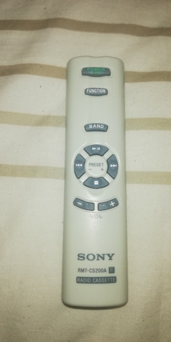 Control Remoto Sony Audio Original Rmt-cs200a  Nuevo