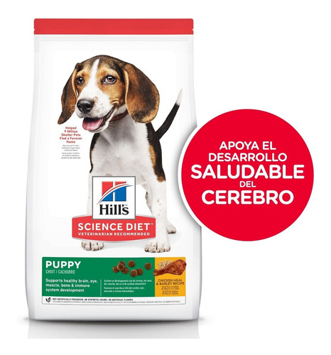 Alimento Hill's Science Diet Comida Para Perro Hill's Science Diet Puppy para perro cachorro de raza todas sabor pollo en bolsa de 7kg