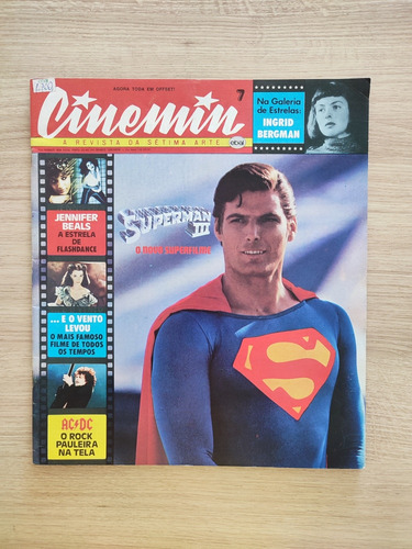 Revista Cinemin 07 Christopher Reeve Acdc Ingrid Bergman