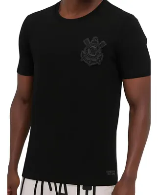 Camisa Corinthians All Black Licenciada Preta Oficial Preta Preto M