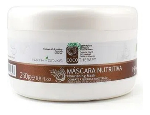 Máscara Nutritiva Coco Therapy Nathydras 250g