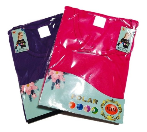 2 Camiseta Polar Mujer + 2 Pares De Calceta Gruesa De Mujer