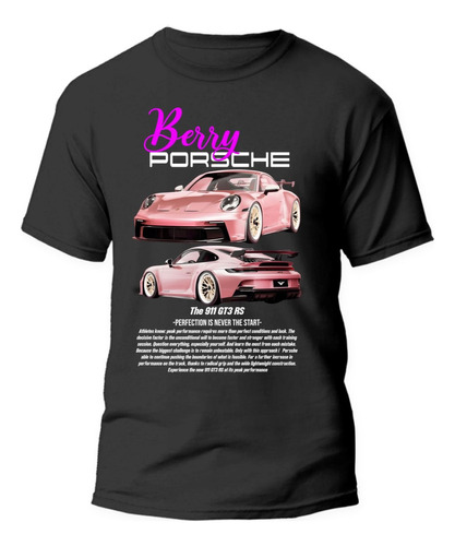 Playera T Shirt Room Estampado De Moda Berry Porsche