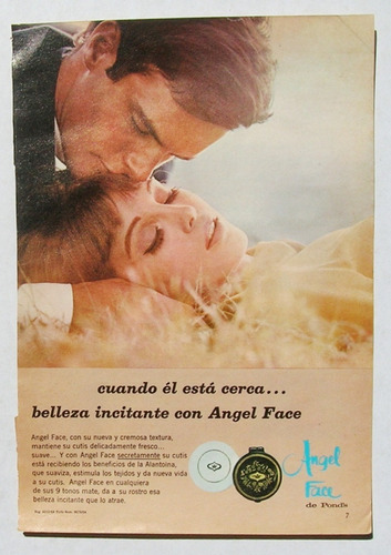 Angel Face De Pond's Publicidad Antigua De 1964, Vintage