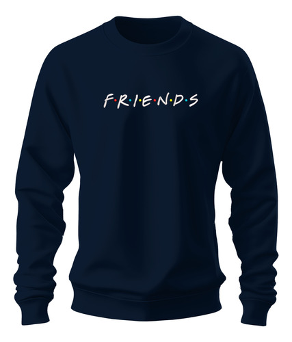 Sudadera Sweater Bordado Logo Serie Amigos Puntos Friends