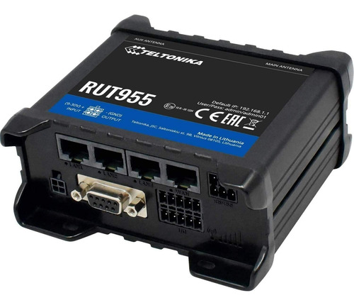 Router Celular 4g/lte Dual Sim Teltonika Rut955w Resistente