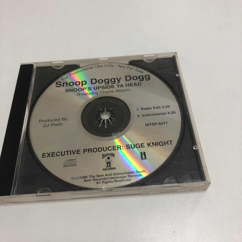 Snoop Doggy Dogg Snoop S Upside Ya Head Cd Promo Rap 1996 