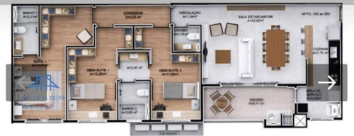 Imagem 25 de 30 de Apartamento Com 3 Dormitórios À Venda, 115 M² Por R$ 1.290.000,00 - Córrego Grande - Florianópolis/sc - Ap3352