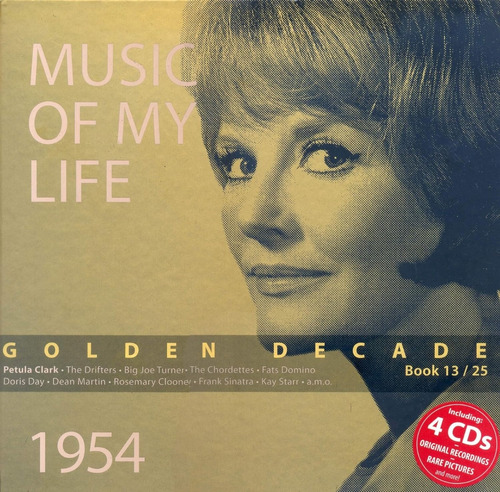 Livro Music Of My Life - Vol 13 : Golden Decade, 1954 + 4 Cds - Capa Dura  